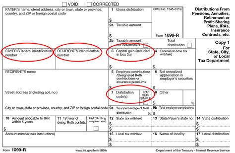 form 1099 r state distribution